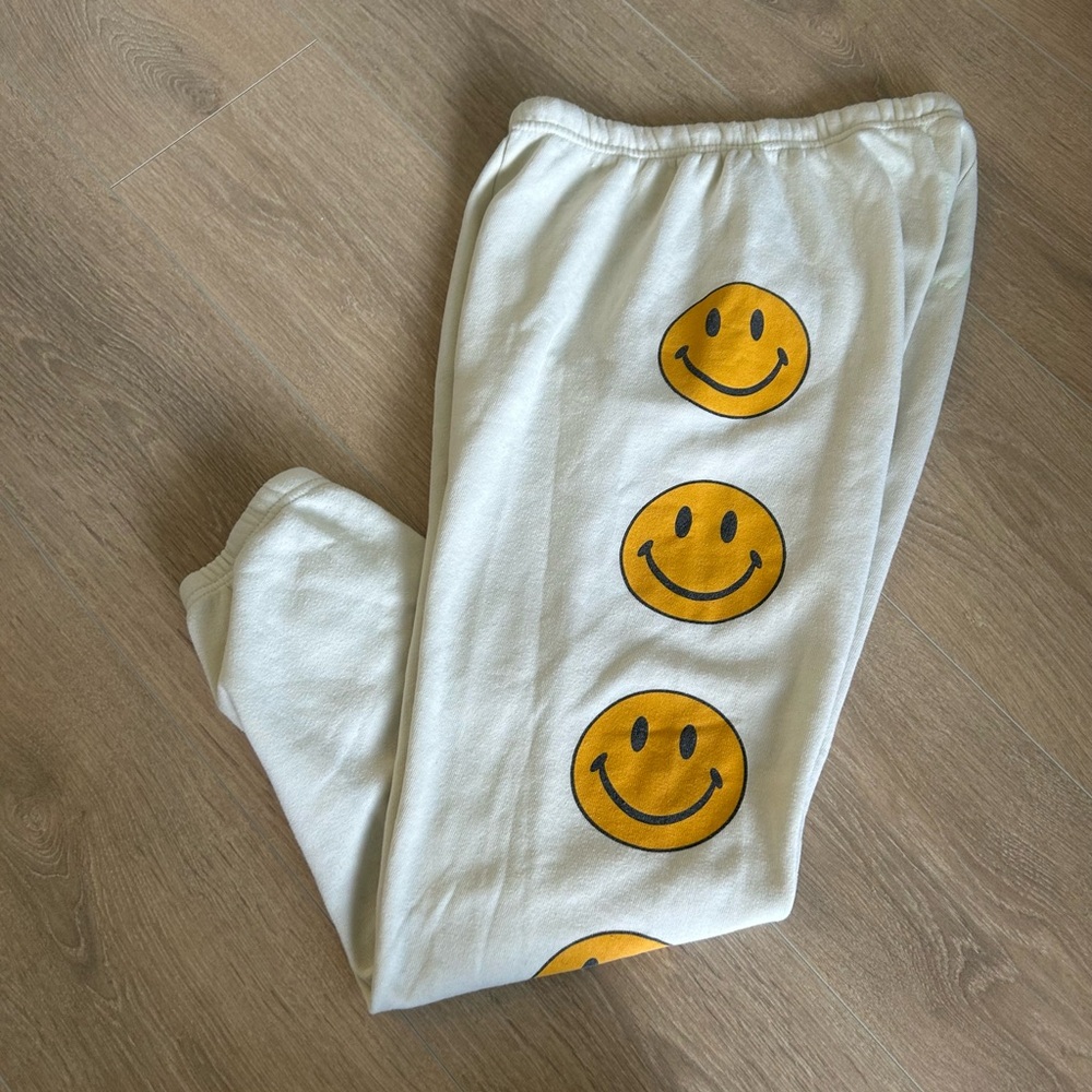 Aviator Nation smiley pants